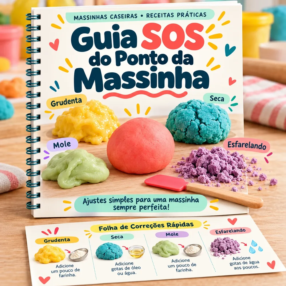 Mockup do Guia SOS do Ponto da Massinha