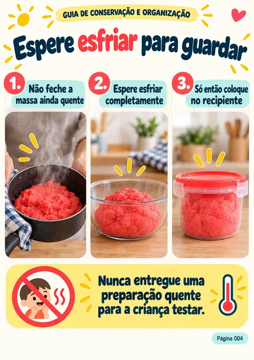 Guia de Conservação — Espere esfriar para guardar