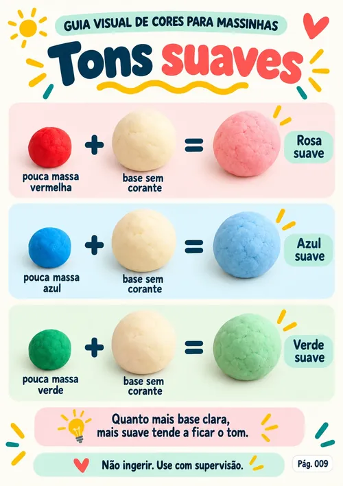 Guia Visual de Cores — Tons suaves