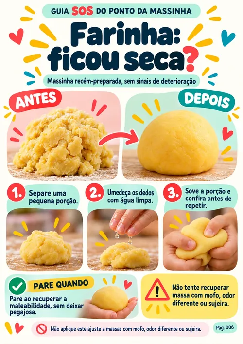 Guia SOS — Farinha: ficou seca?